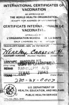 Weakley vaccination certificate